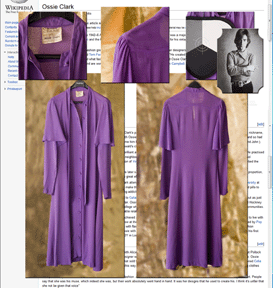 Ozzie Clark 1970's Dress