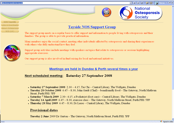 Link to Tayside NOS website
